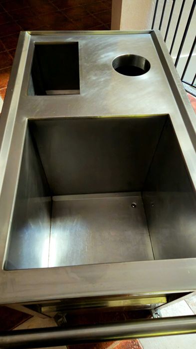 Разпродажба! Количка сервитьорска инокс