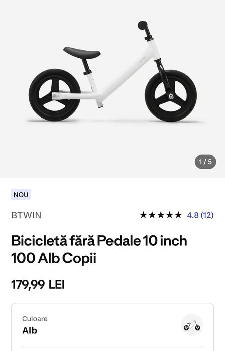 Bicicleta de echilibru