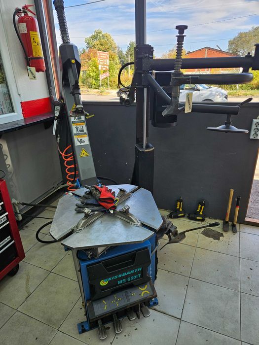 ОТДАВА СЕ ПОД НАЕМ разработен и оботудван сервиз за гуми