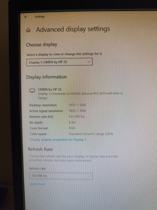 Монитор 25 инча HP Omen