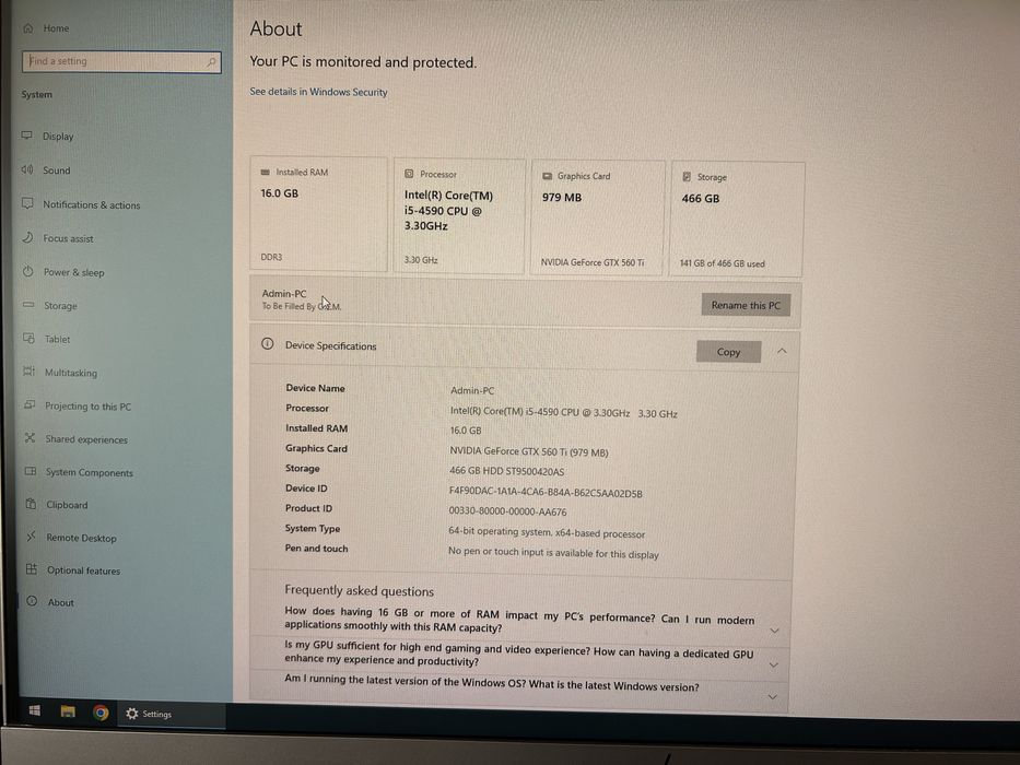 Геймърски компютър GTA 5 ,i5 16GB RAM