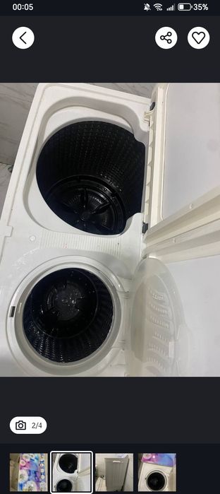 Polavtomat kir yuvosh mashinasi sotiladi 3.rmarta ishlatildi yengi tur