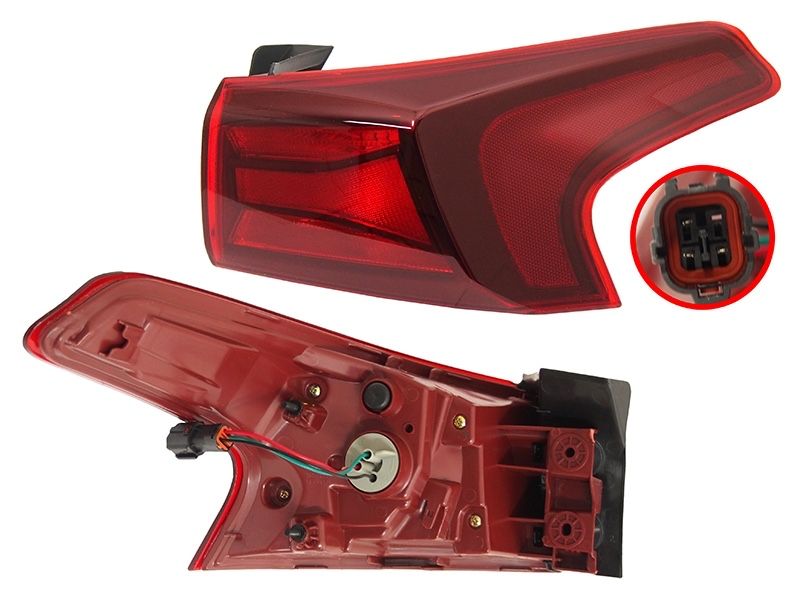 Фонарь зад правый santa-fe