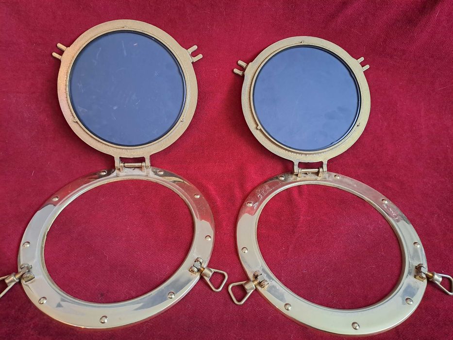 oglinda hublou bronz diametru 30,5 cm