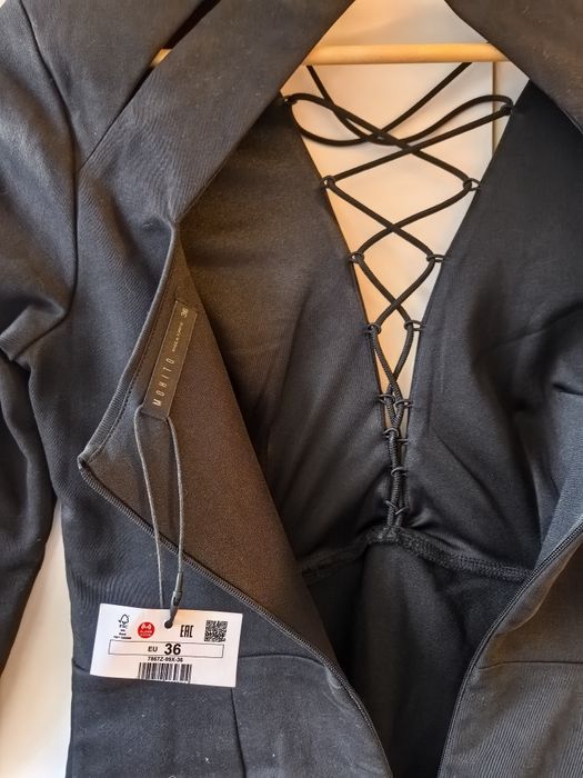 Rochie bumbac Mohito, decolteu cu șireturi, S