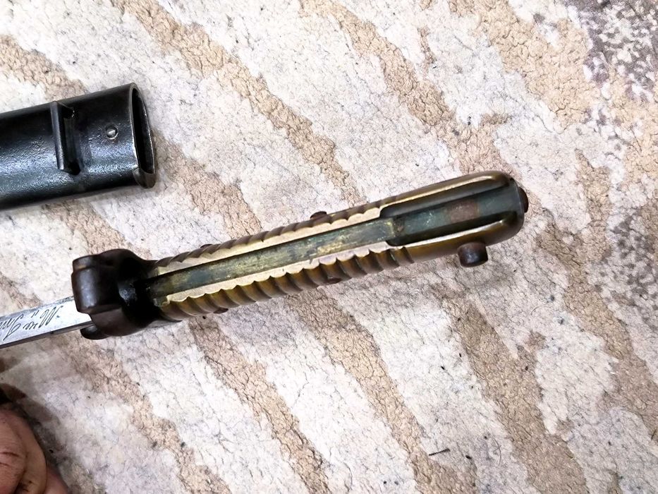 Френски щик нож байонет тесак Шаспо Chassepot M1866 еднакви номера