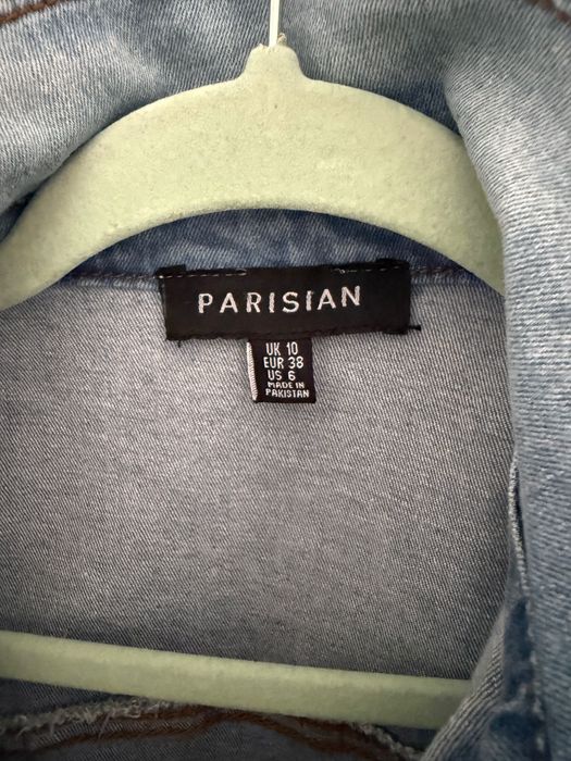 Дънкова рокля с еластант