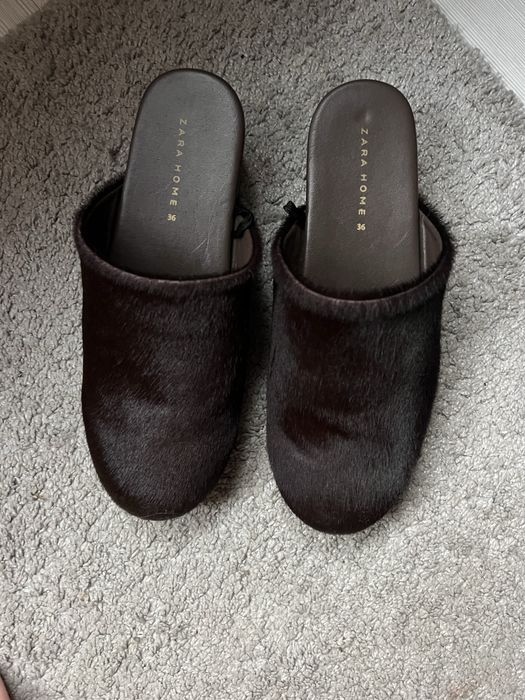 Сабо с косъм Zara Home