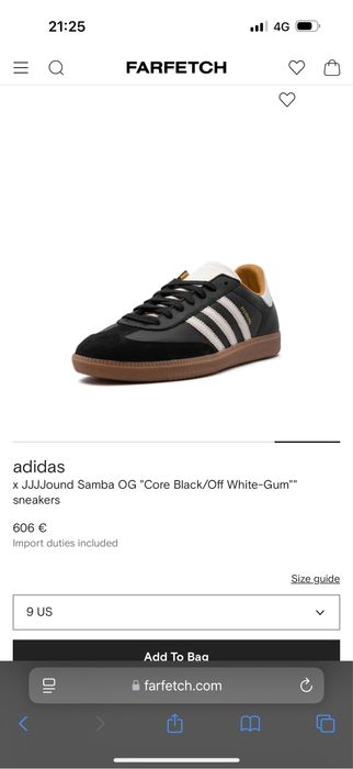 adidas Samba x JJJound