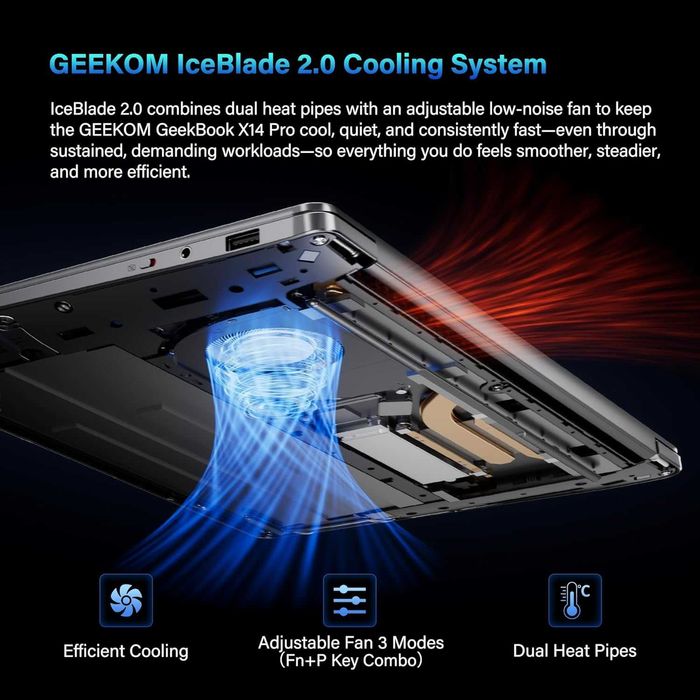Ультрабук Geekom GeekBook X14 Pro Intel core Ultra 9 185H 32Gb/2Tb