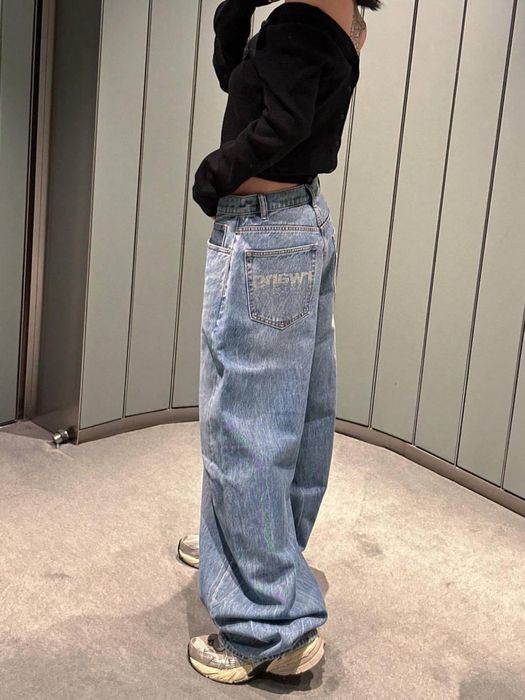 Дънки alexander wang dior mugler