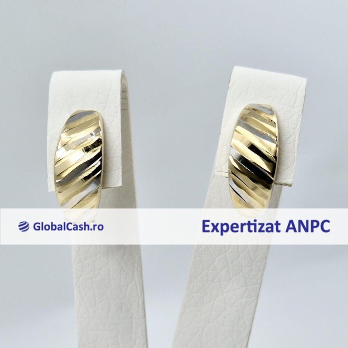 Cercei din aur de 14k, 1.60g | GlobalCash.ro #GO121130