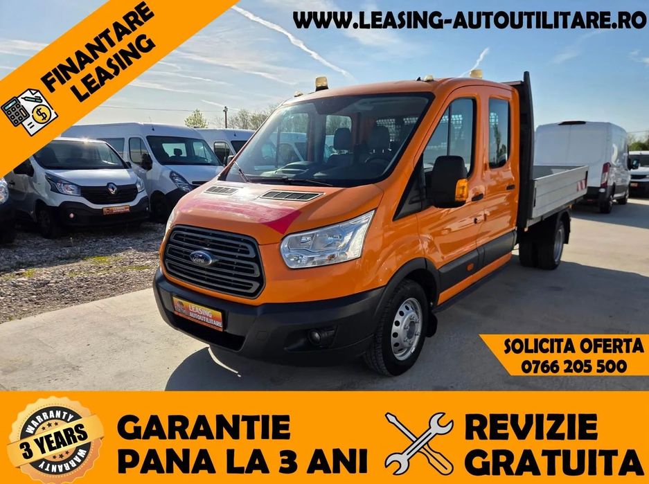 Ford Transit Doka Axa Dubla 7locuri+Bena L=2.80m An 2018/178500km/Leasing/Garantie pana la 3 ani fara limita km