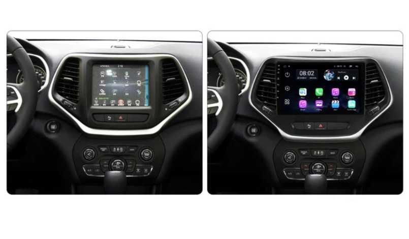 9-инчова мултимедия за JEEP Cherokee KL (2014–2021) + подарък камера