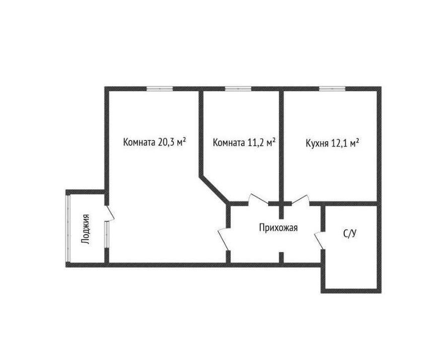 Продажа 2-комнатной квартиры