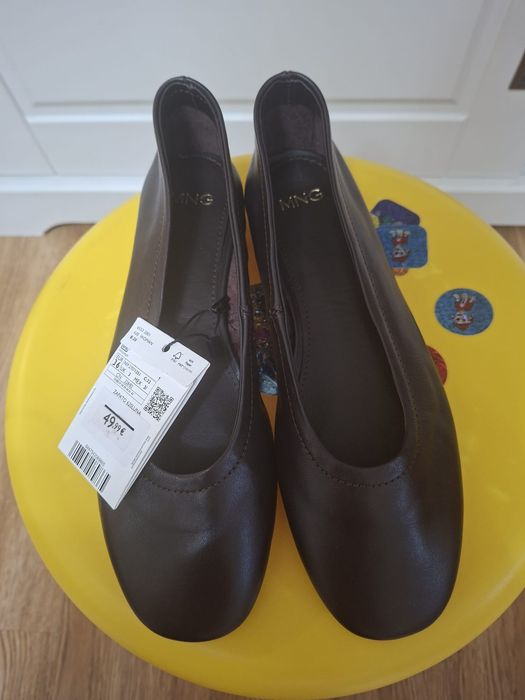 Balerini Mango, din piele , mărimea 36, interior 22 cm