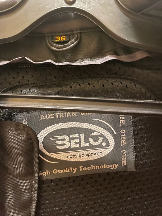 Мото кожено яке S