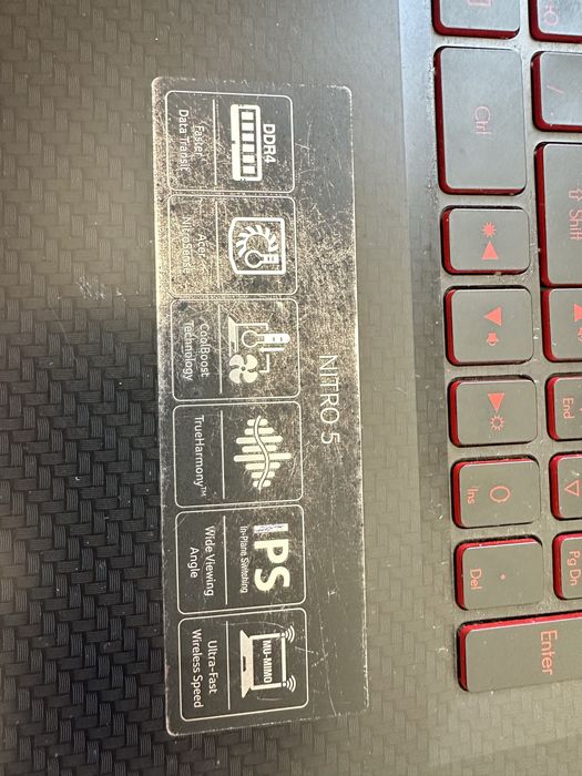 Игрового ноутбука Acer Nitro 7 AN515-52