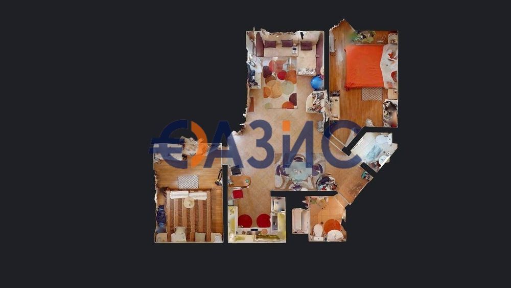 Продава се Тристаен апартамент в к.к. Слънчев бряг - 90 кв.м за 1167 €/кв.м - Снимка #12