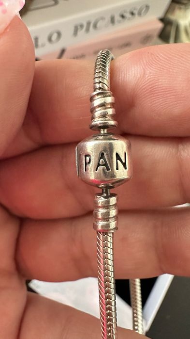 Brățară Pandora autentică + două clipsuri charm