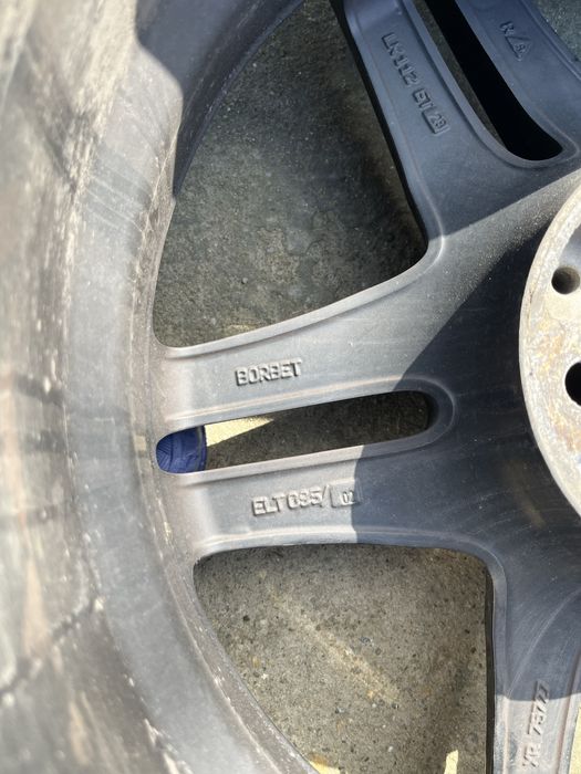 Vând/schimb jante Borbet R17 5x112 et28 7,5J negociabil