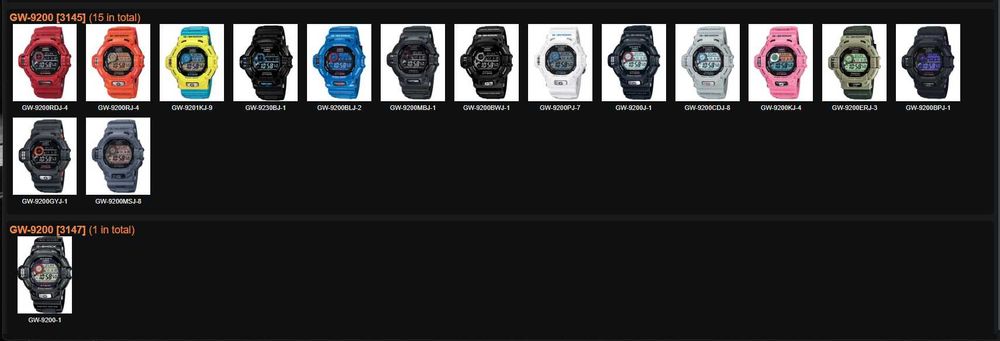 Casio G-Shock GW-9200-1 Riseman (made in Japan, modul 3147)