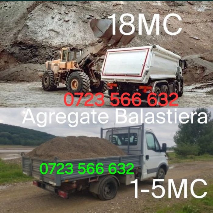 Nisip balast piatra pamant