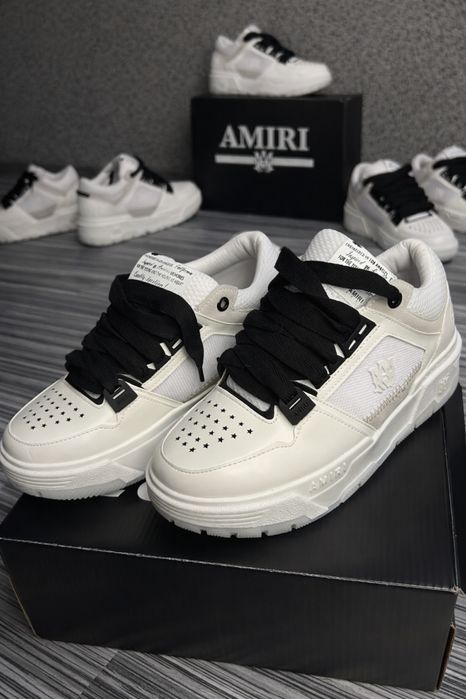 Adidași AMIRI MA-1 White Black – mărimea 43 – noi cu cutie