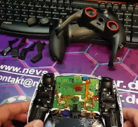Reparatii Controller Consola PS5/ps4 Maneta Stick drift Joystick Analog  (Stick Drift, Upgrade la TMR, Port Type-C)