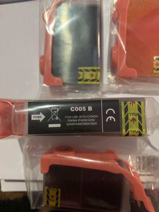 Set de 4 culori tuș Canon Pixma noi sigilate