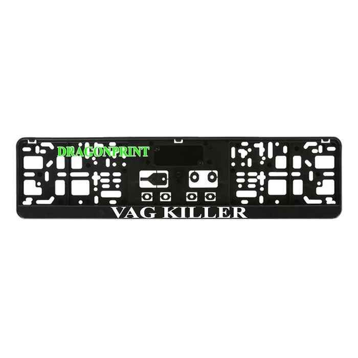 VAG KILLER рамка за регистрационен номер с 3D надпис