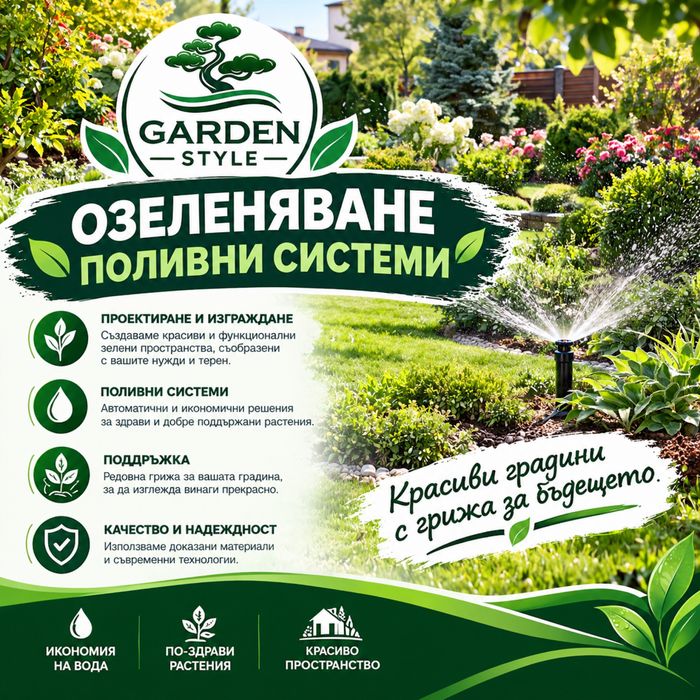 Косене поливни системи