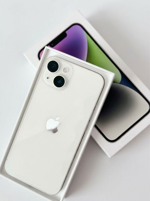 iPhone 14, 128 GB - Starlight (Бял)