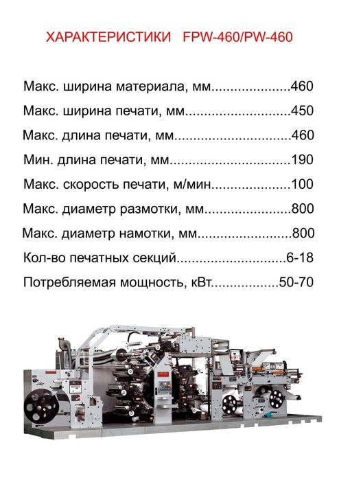 Печатный станок. Флексопечать. Тираж. Этикетки. Наклейки.