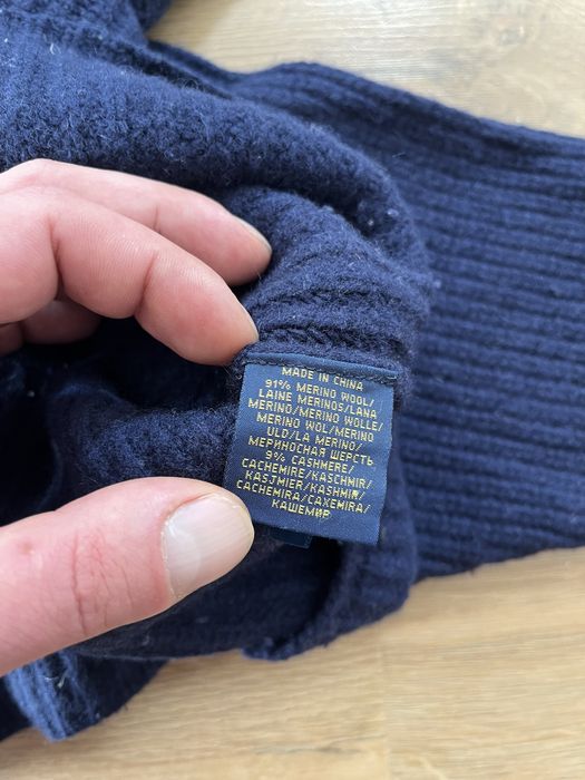 Polo Ralph Laure дамски пуловер от мерино вълна размер M-L