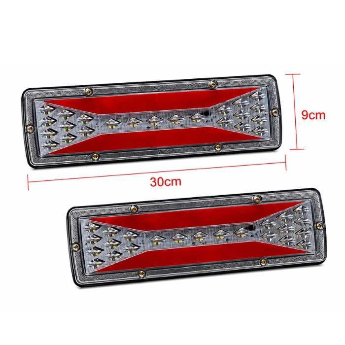 Стопове за МПС 2бр PG571 LED 12/24V универсални за камион земеделска техника платформа