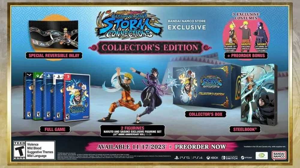 чисто нов Naruto X Boruto Ultimate Ninja Storm Collector's Edition PS5