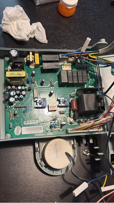placa electronica + ceas presiune centrala termica ferroli 24kw domina