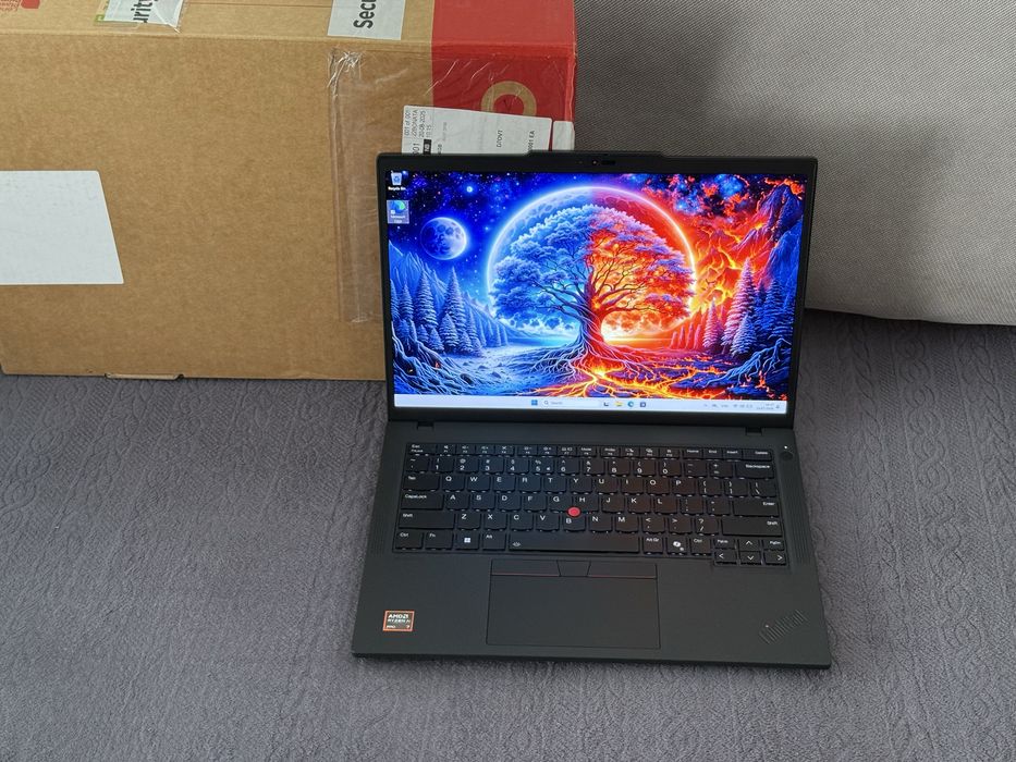 НОВ Лаптоп 14.5’ 2.8K  OLED Touch 120HZ Ryzen AI 7 Pro 350 64GB DDR5 Lenovo Thinkpad P14s Gen6 Radeon 860M 1TB SSD