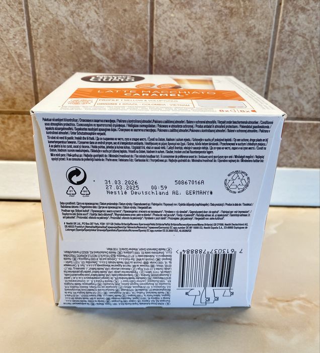 Capsule Nescafe Dolce Gusto Latte Macchiato Caramel