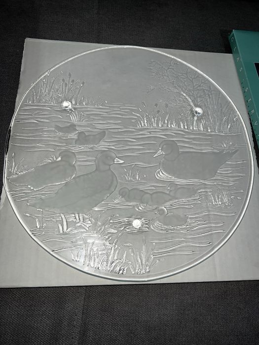 Platou tort cristal Design Botticelli — în cutie originală