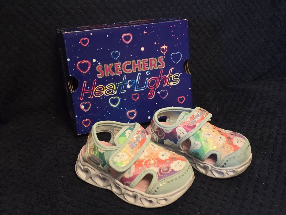 Sandale copii Skechers,marimea 23 cu lumini