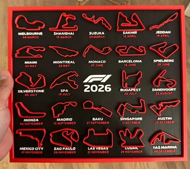 Calendar F1 2026 - Toate cursele anului