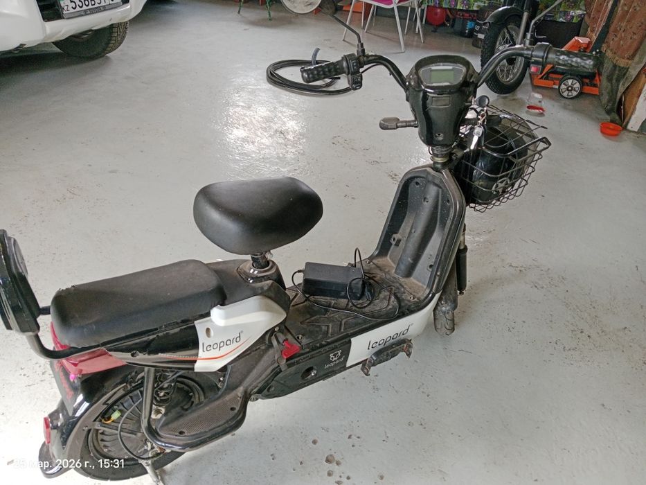 Электро мопед леопард про