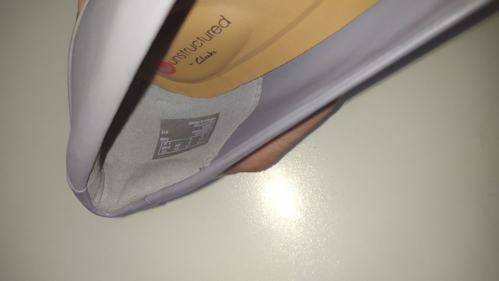 Нови дамски обувки с ток Кларкс / Clarks 39 номер - естествена кожа