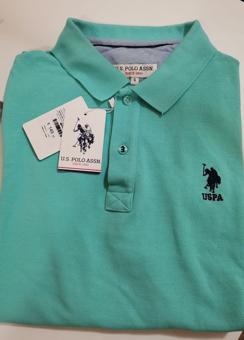 Мъжка тениска  с яка U. S. POLO ASSN.