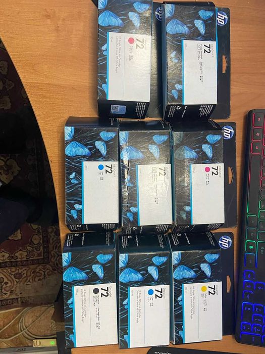 Струйный картридж оригинал  HP 72 головки