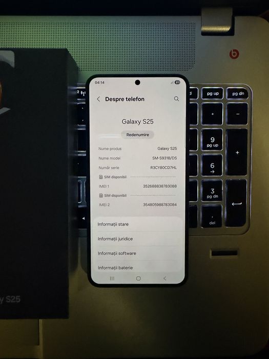 Samsung S25 Navy Blue FullBox