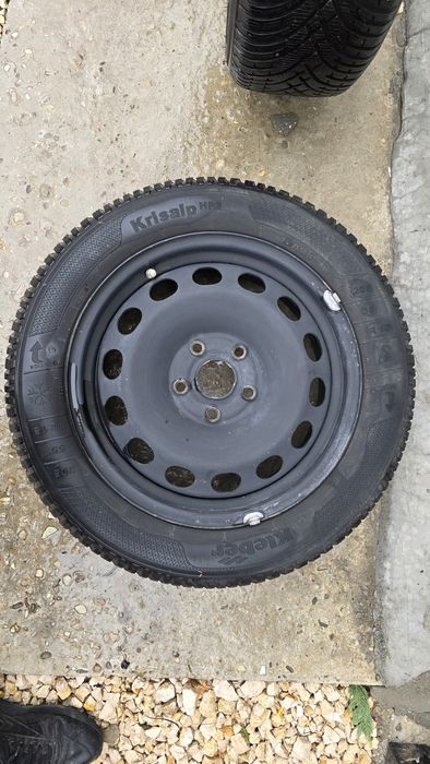 Set cauciucuri Anvelope 205 55 R16, iarna cu jante VW, Audi, Skoda