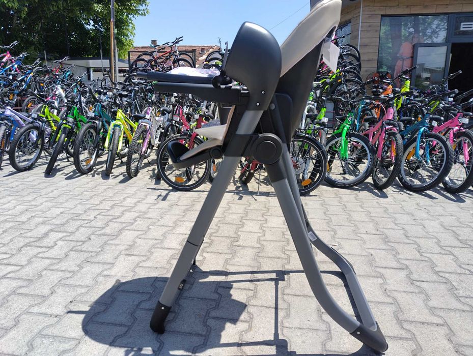 CANGAROO Стол за хранене с функция люлка NIRVANA 2в1 бежов